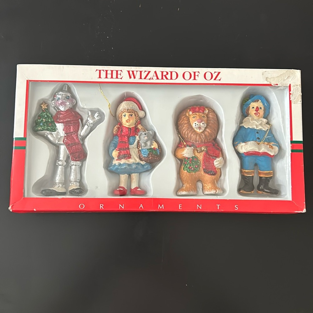 KURT ADLER Vintage RARE NEW Wizard of Oz ornaments vintage approx 4.5 in H